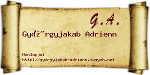 Györgyjakab Adrienn névjegykártya